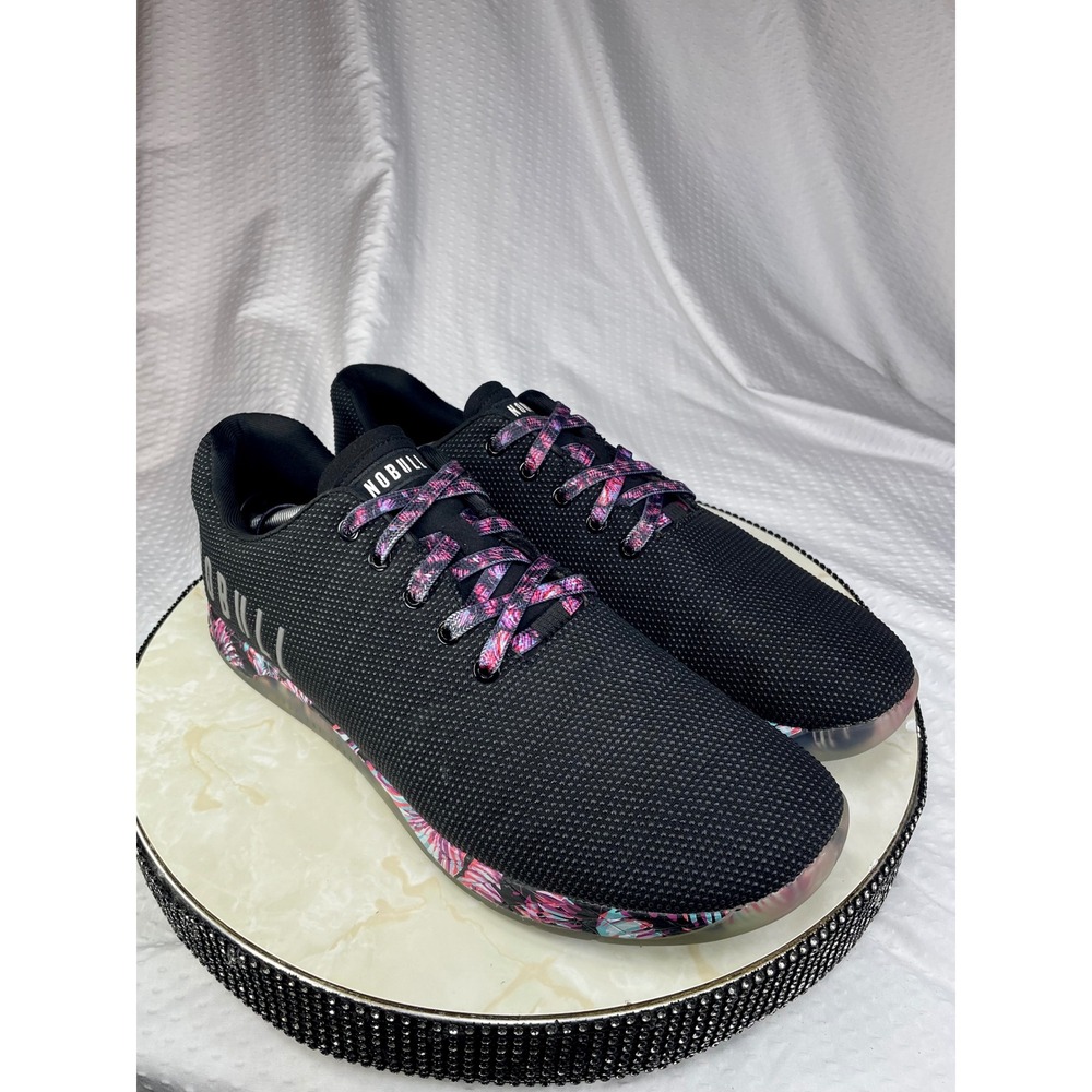 NoBull Midnight Palm Trainer Shoes Mens 14 Black Lifting Gym CrossFit Sneakers